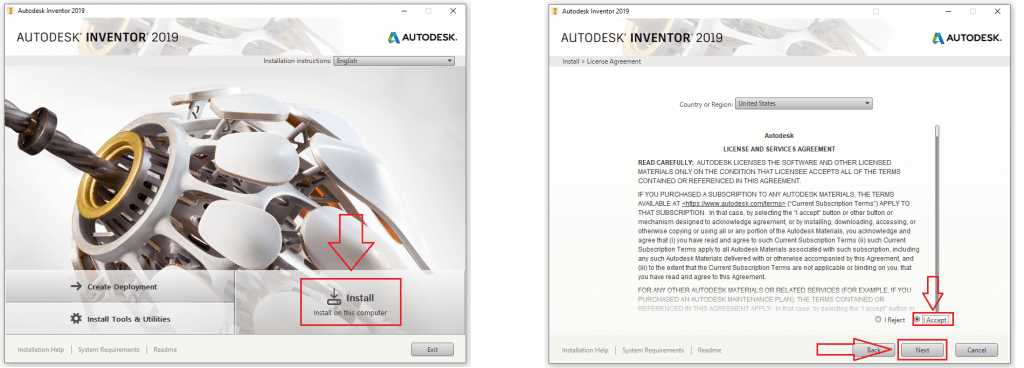 Hướng dẫn tải và cài đặt Autodesk Inventor Professional 2019