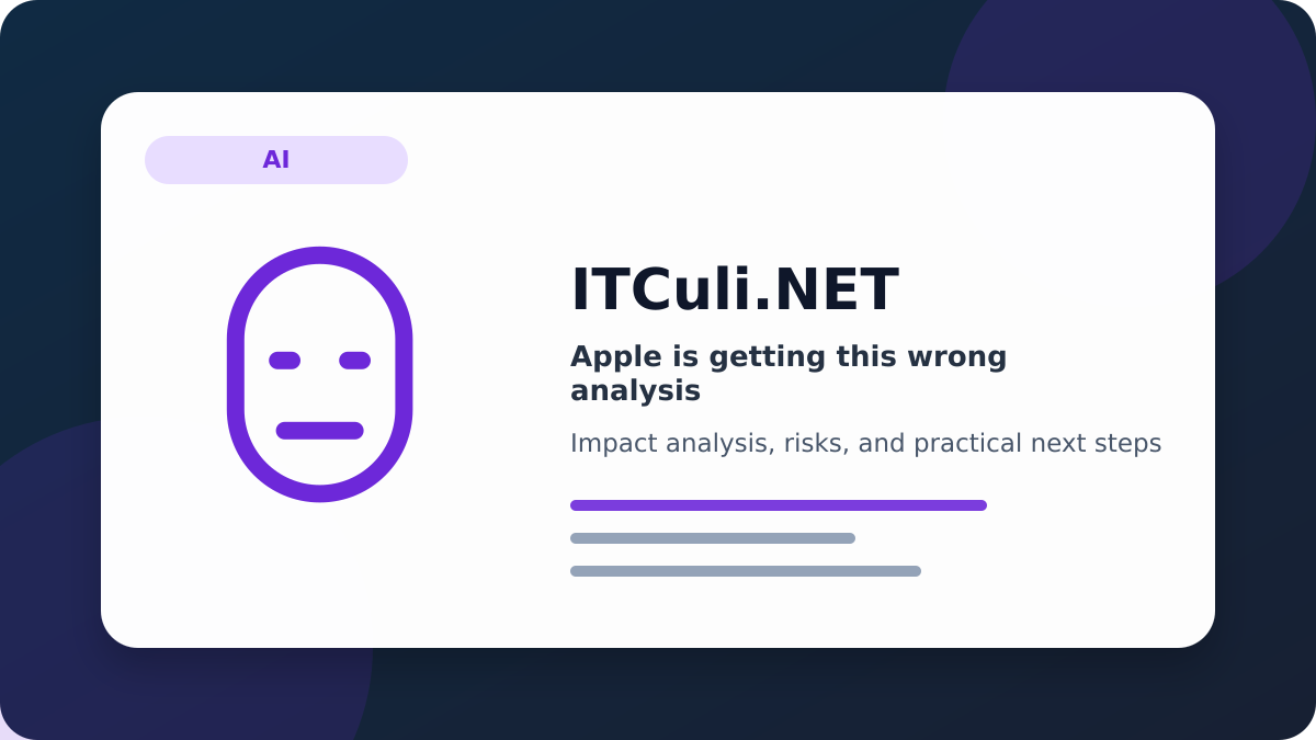 Apple getting impact analysis