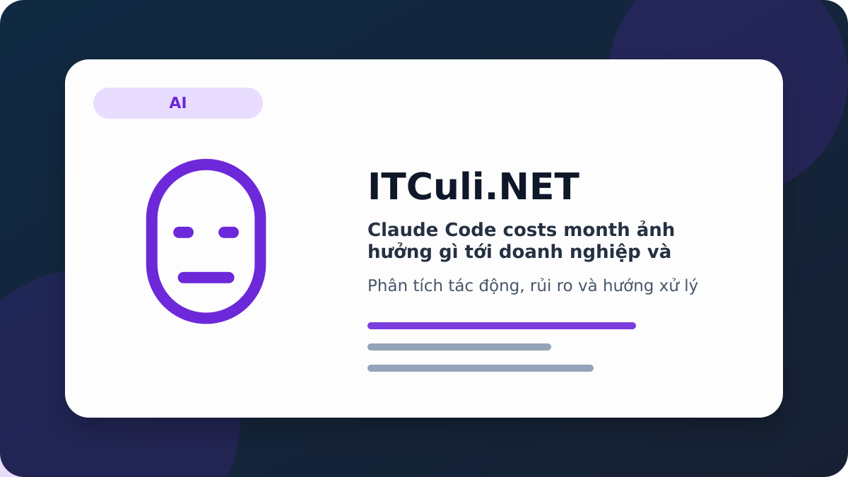 Claude Code costs month phân tích tác động