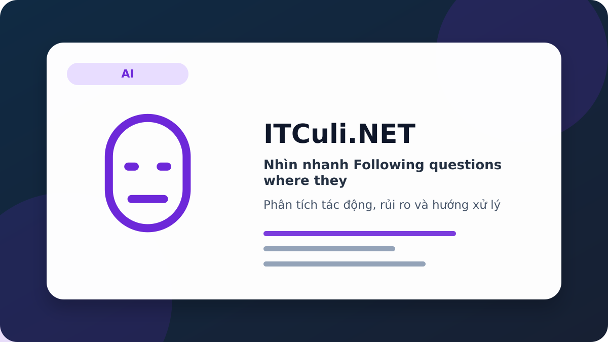 Following questions where they phân tích tác động