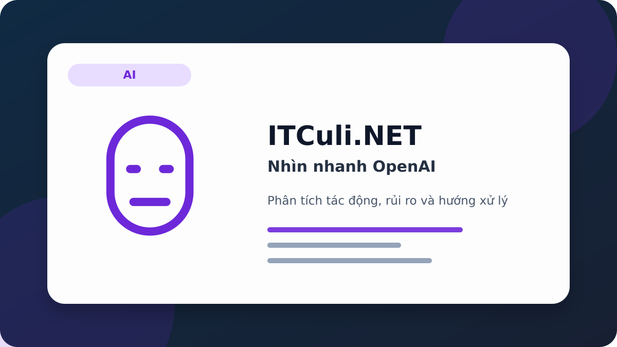 Data center AI cần được đánh giá như hạ tầng trọng yếu chứ không chỉ là dự án CNTT