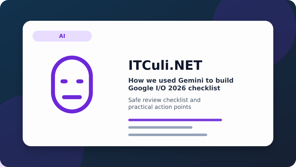 How we used Gemini to build checklist
