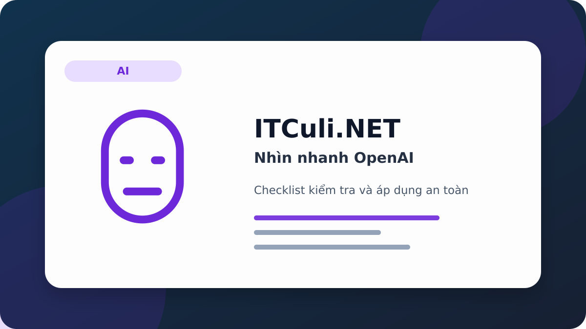 Đánh giá AI provider cần bao gồm region, SLA, dữ liệu, năng lượng và phương án dự phòng