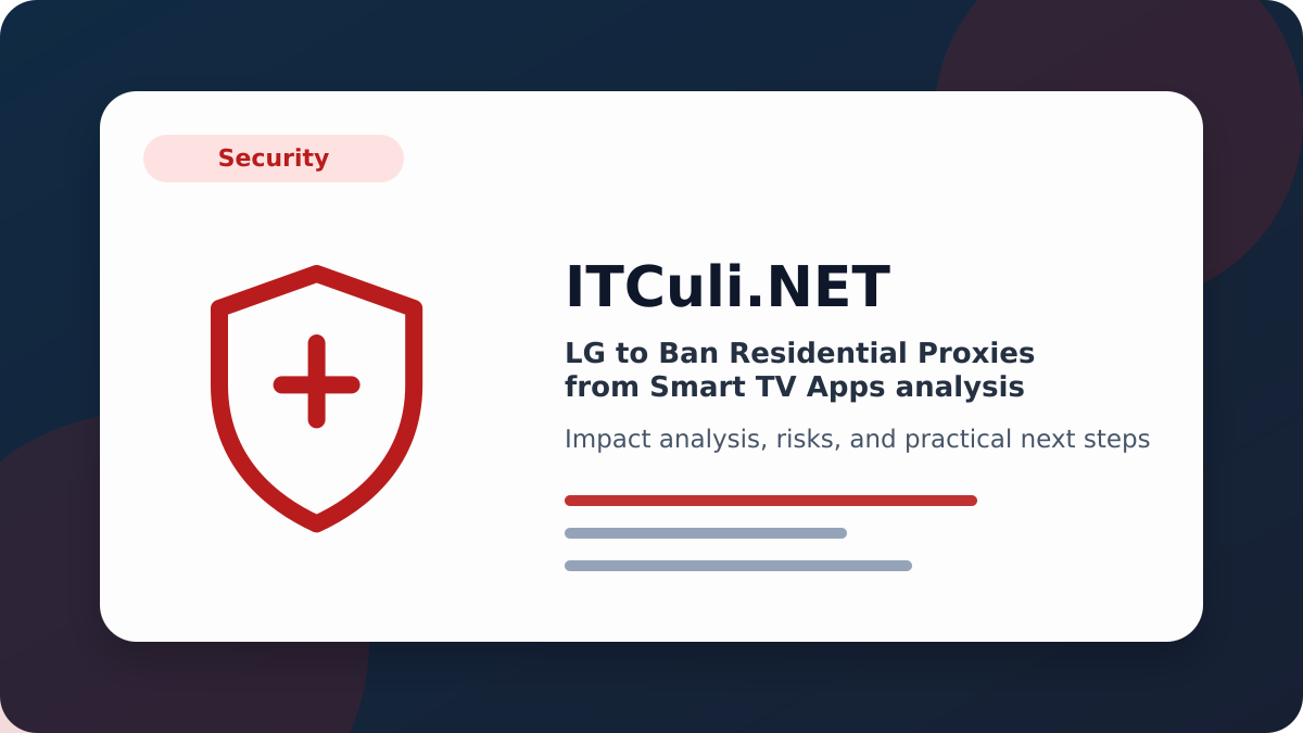 Ban Residential impact analysis