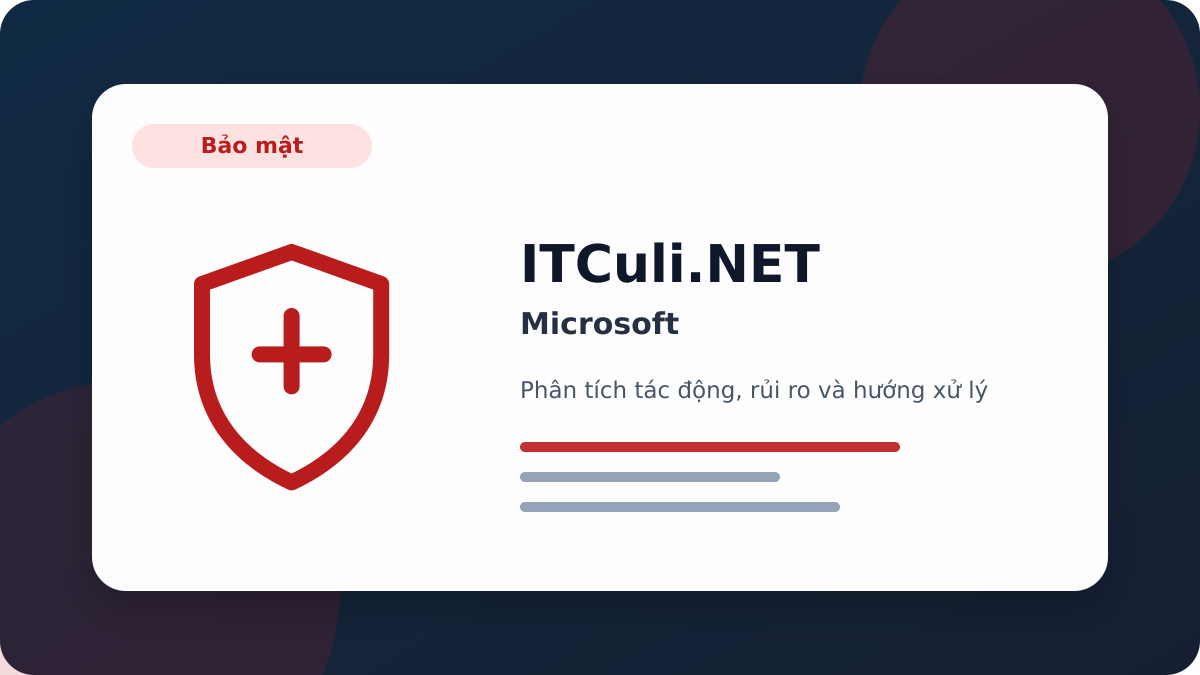 Microsoft phân tích tác động