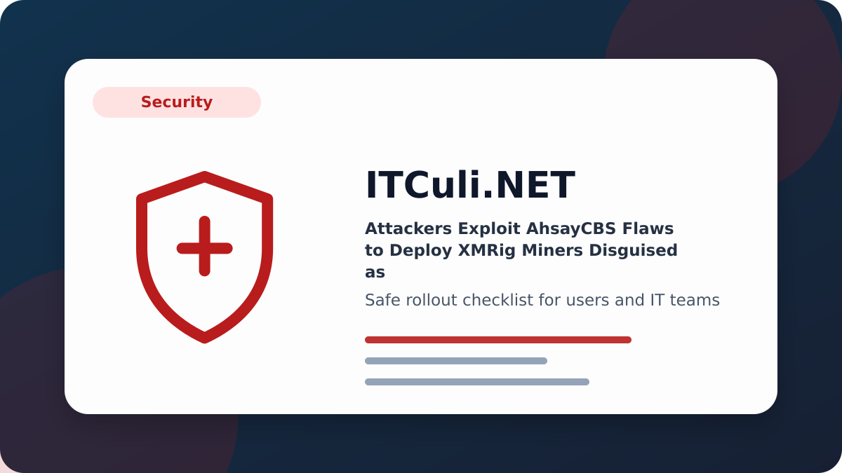 Attackers Exploit checklist