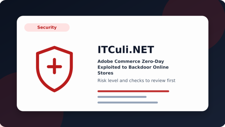 Adobe Commerce Zero-Day Exploited to Backdoor Online Stores
