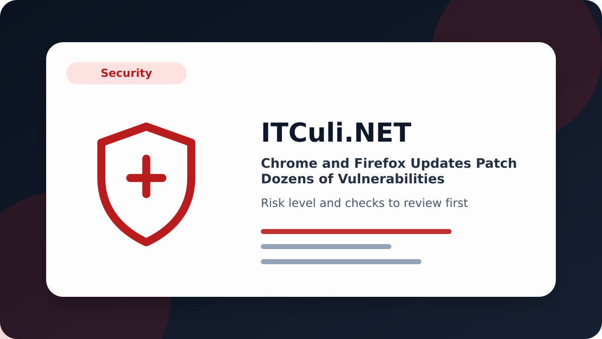 Chrome Firefox overview