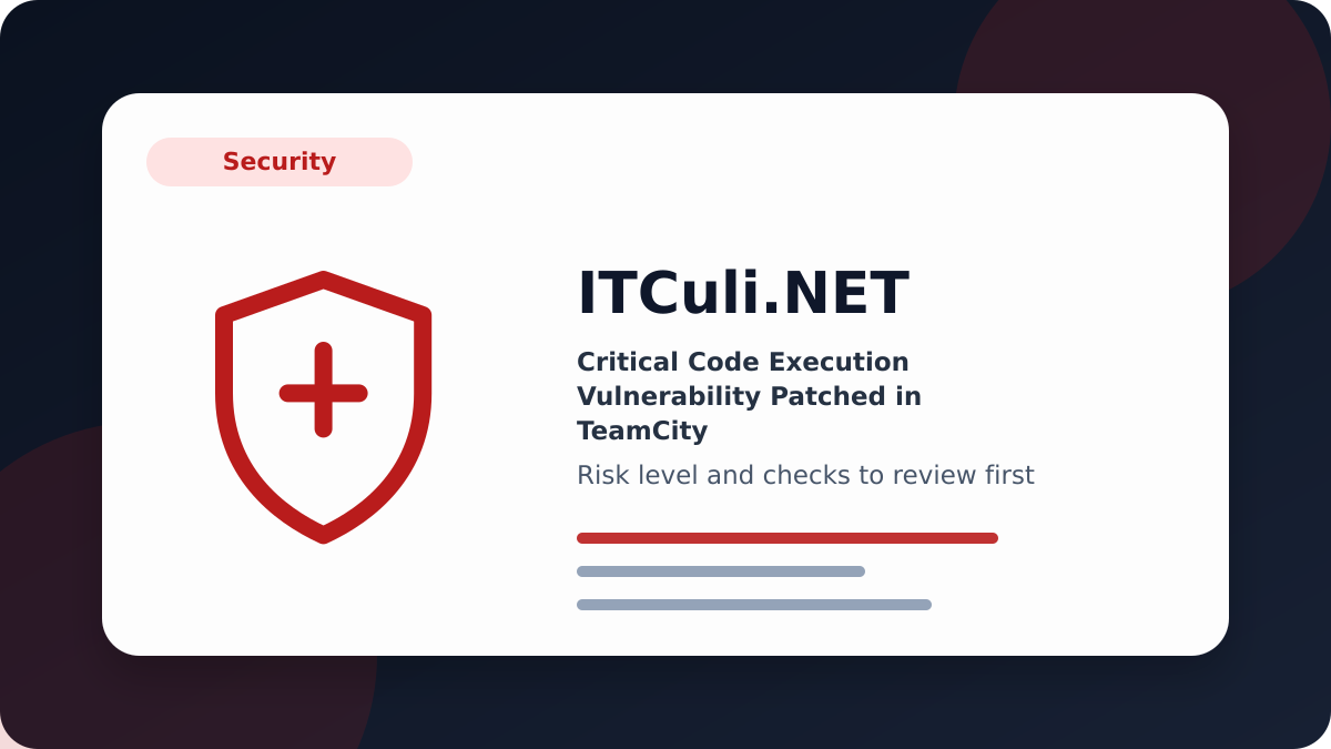 Critical Code overview