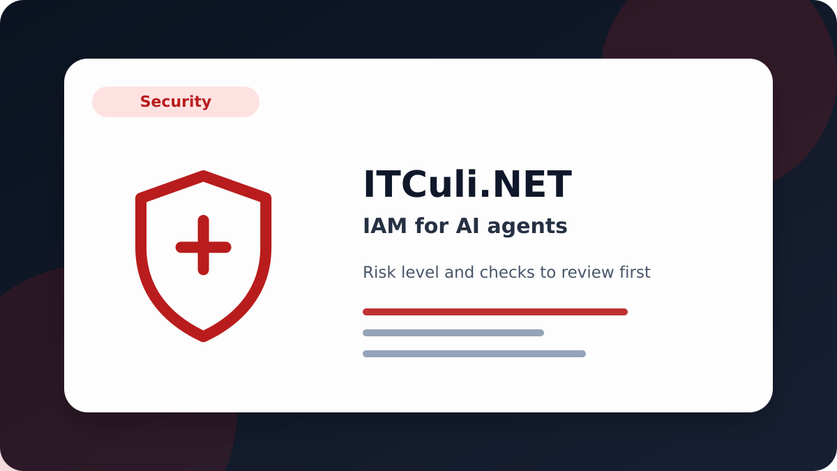 IAM agents overview