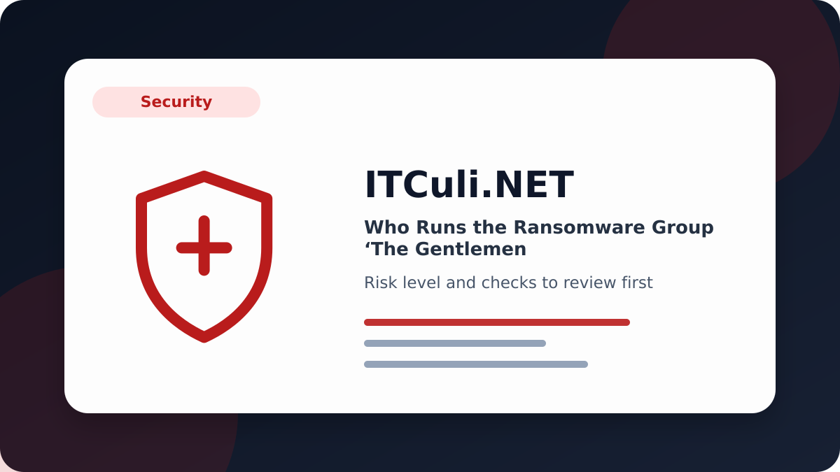Who Runs overview