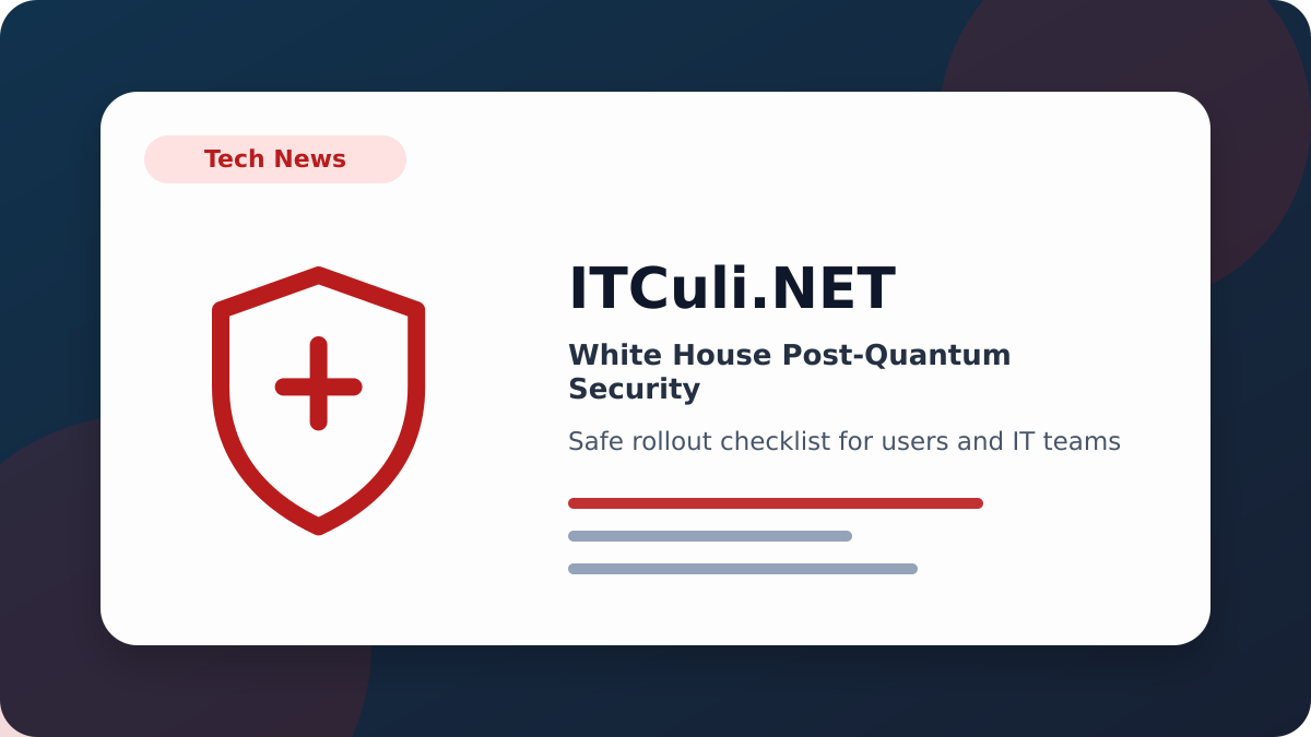 White House Post-Quantum image