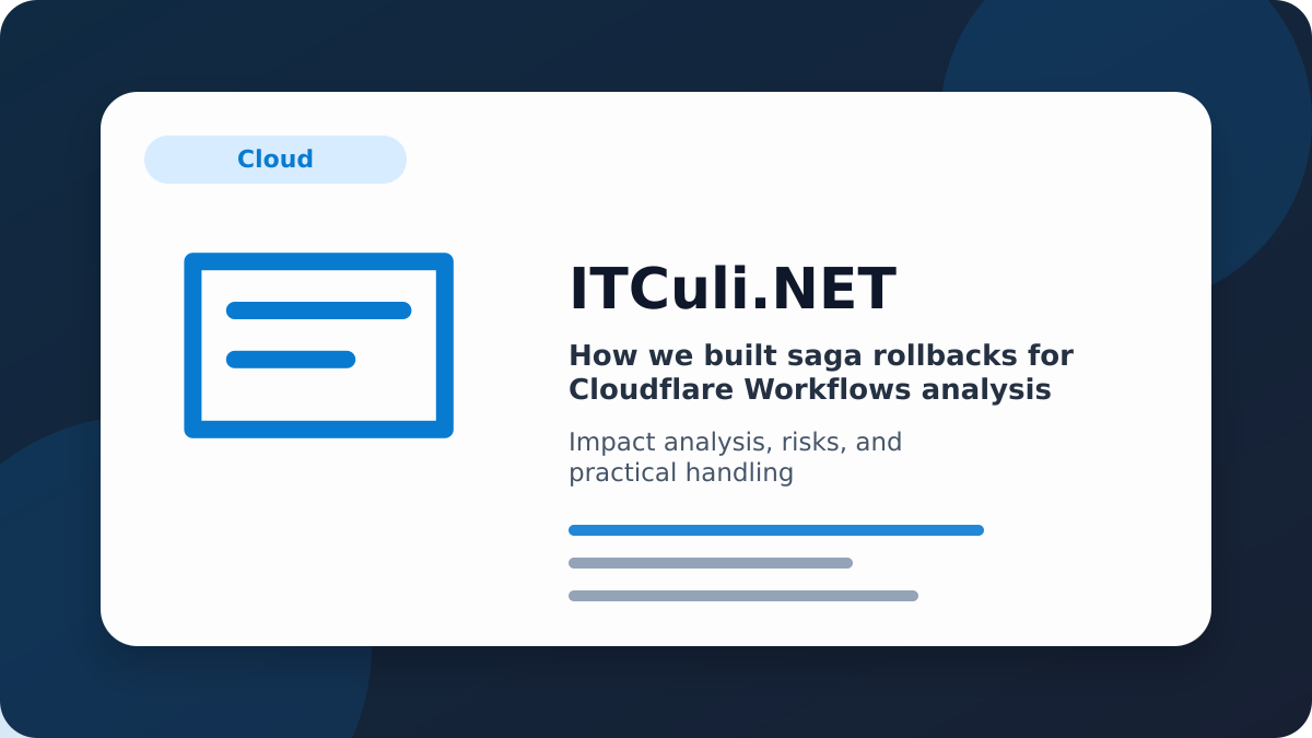 How we built saga rollbacks for impact analysis