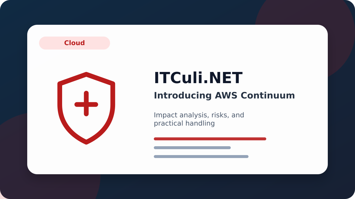 Introducing AWS Continuum: Security at machine impact analysis