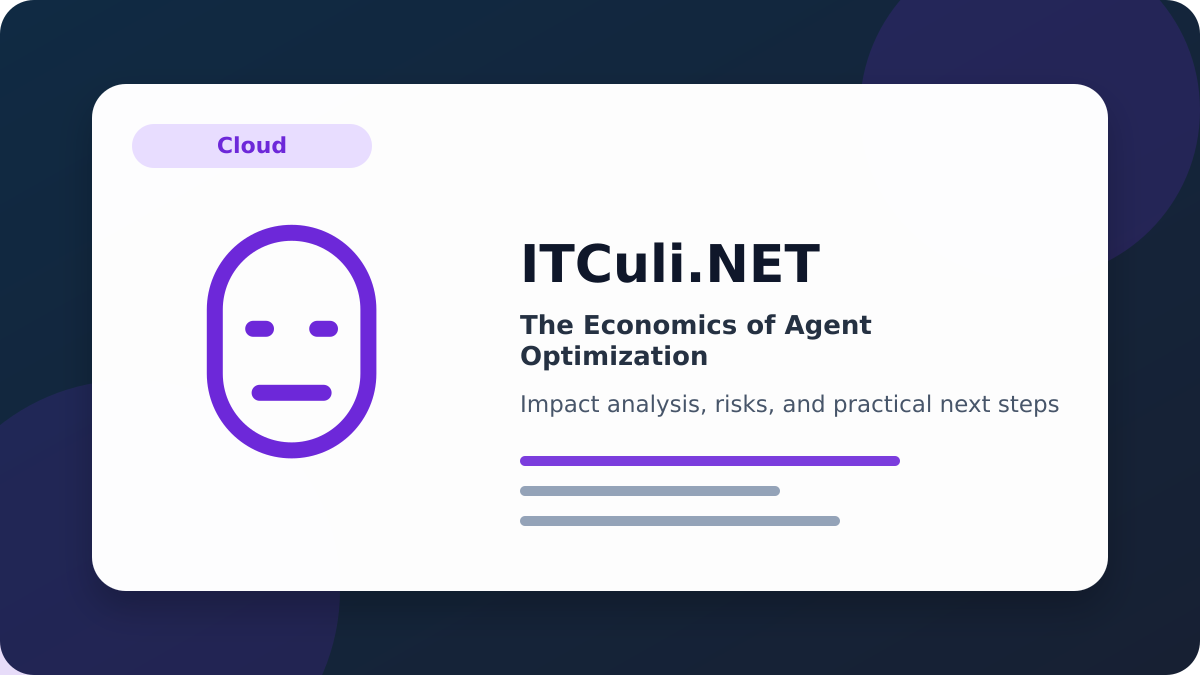 Economics Agent impact analysis