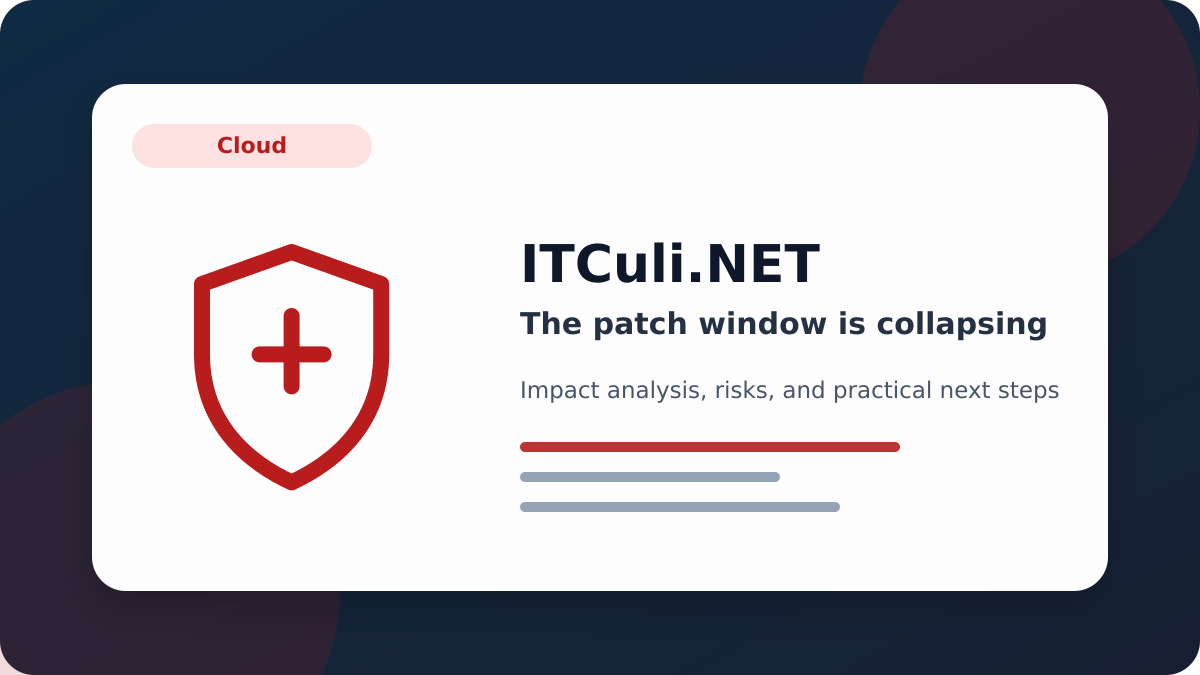 patch window impact analysis