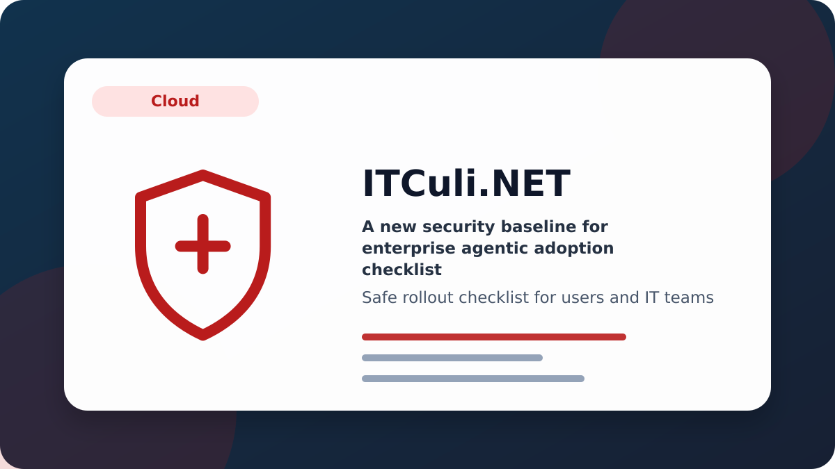 new security checklist