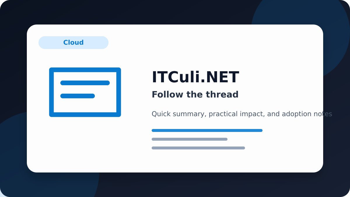 Follow thread overview