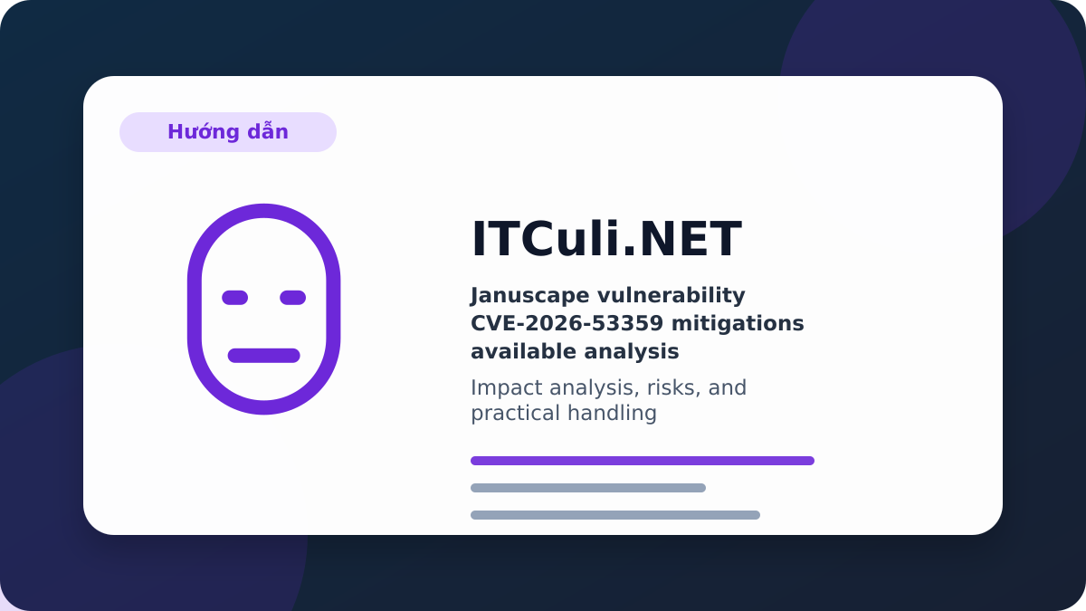 Januscape vulnerability CVE-2026-53359 mitigations available impact analysis