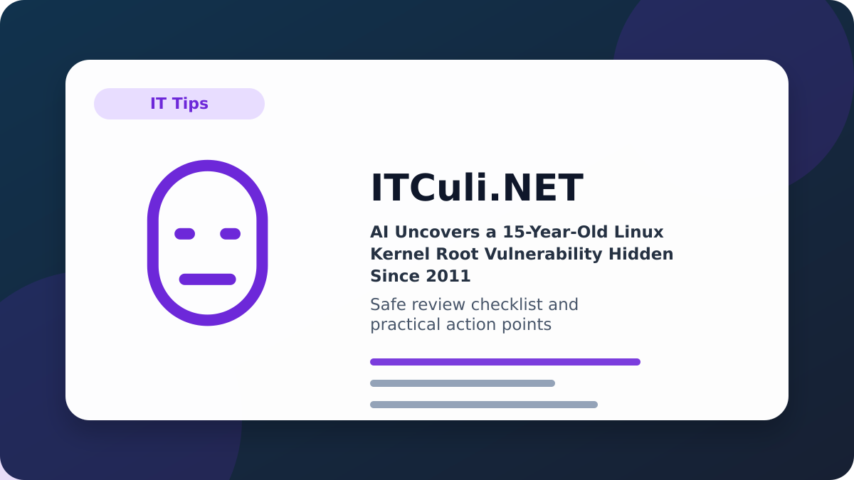 AI Uncovers a 15-Year-Old Linux Kernel checklist