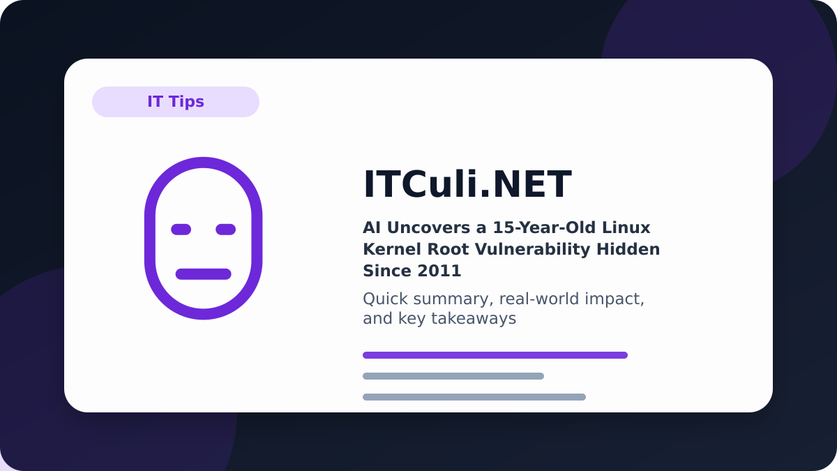 AI Uncovers a 15-Year-Old Linux Kernel overview