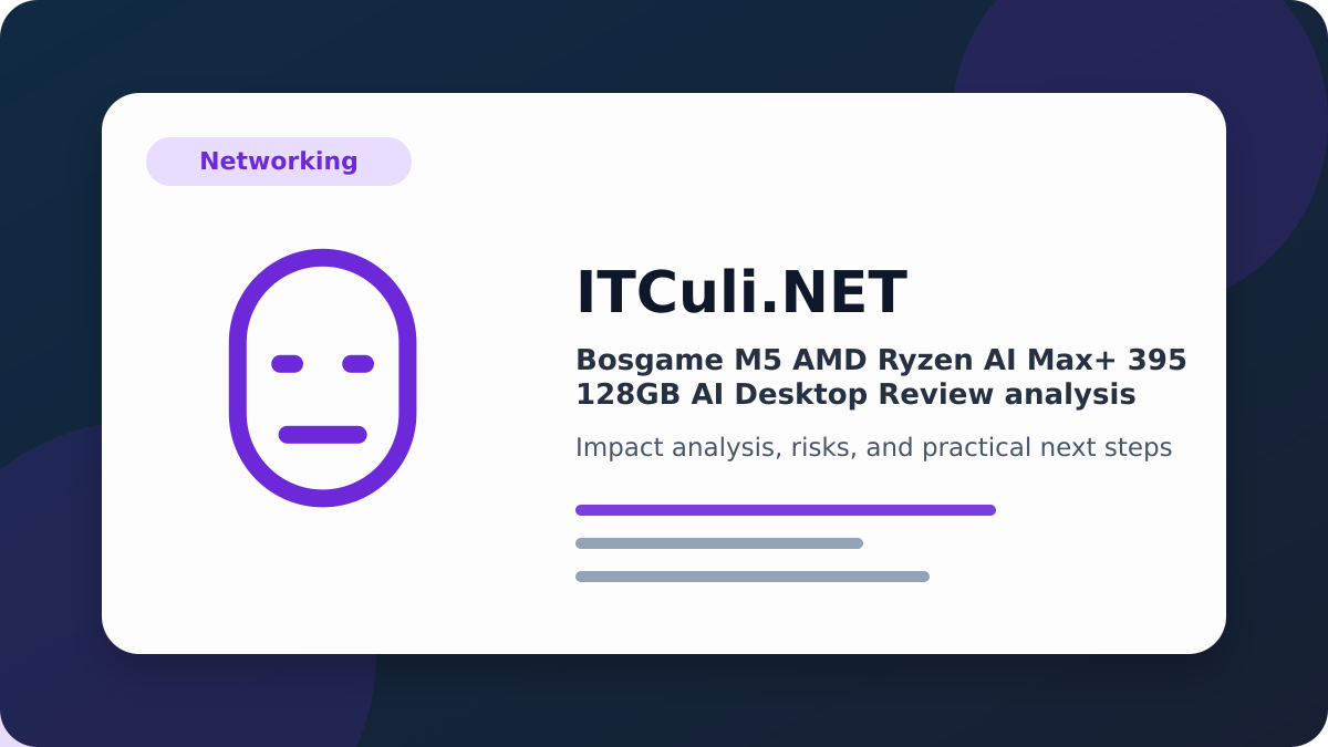 Bosgame AMD impact analysis