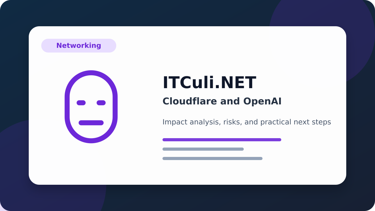 Cloudflare OpenAI impact analysis
