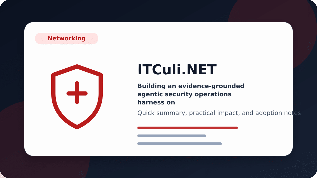 Building an evidence-grounded agentic security operations harness on Cloudflare