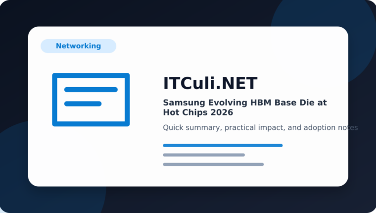 Samsung Evolving HBM Base Die at Hot Chips 2026