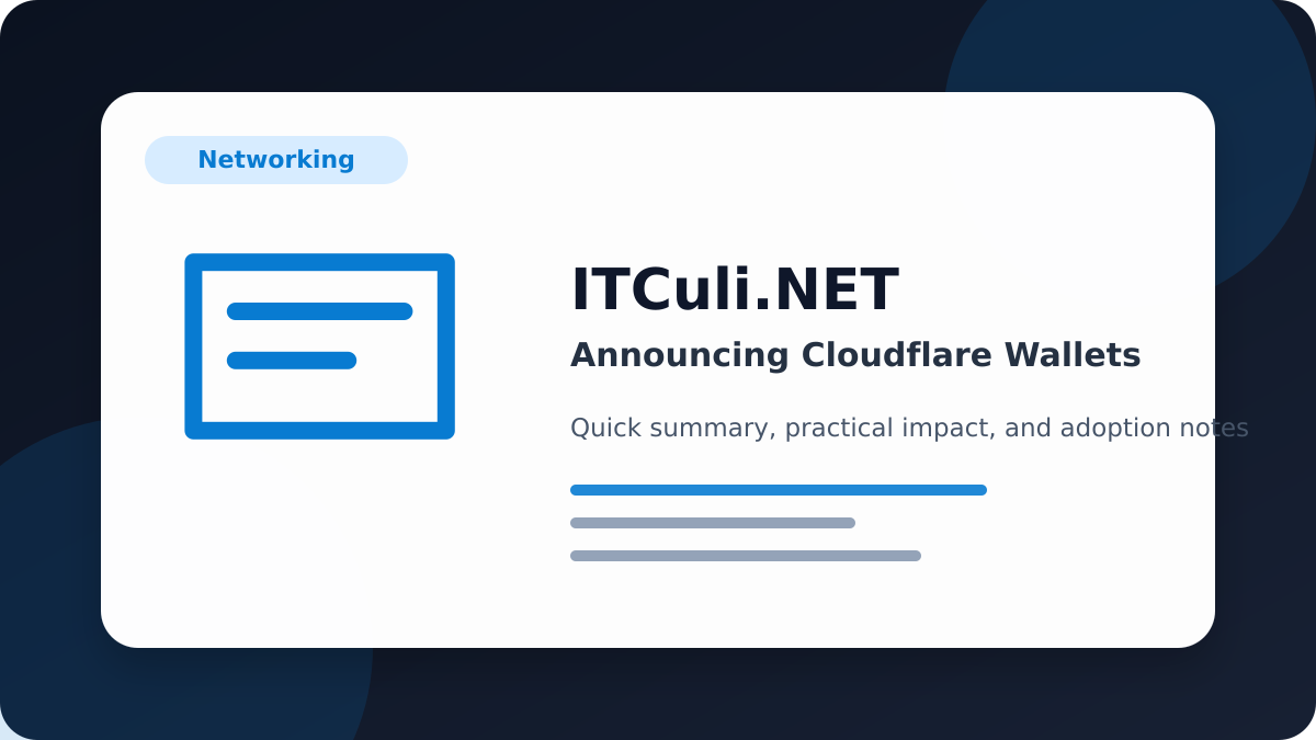 Announcing Cloudflare overview