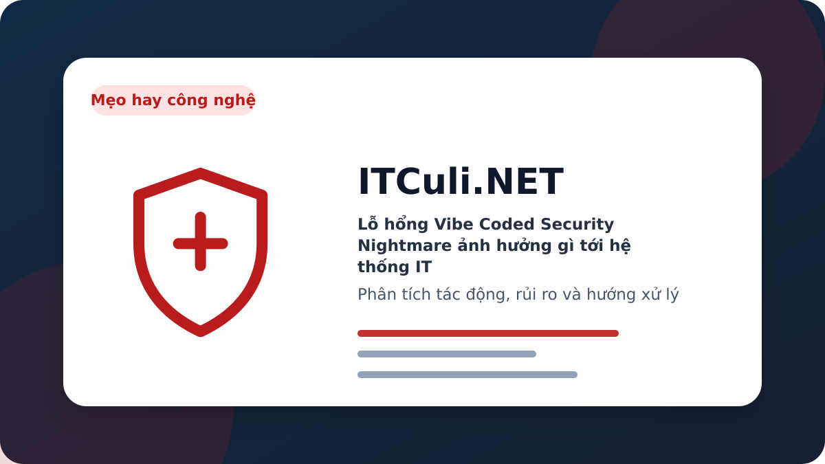 Vibe Coded Security Nightmare phân tích tác động