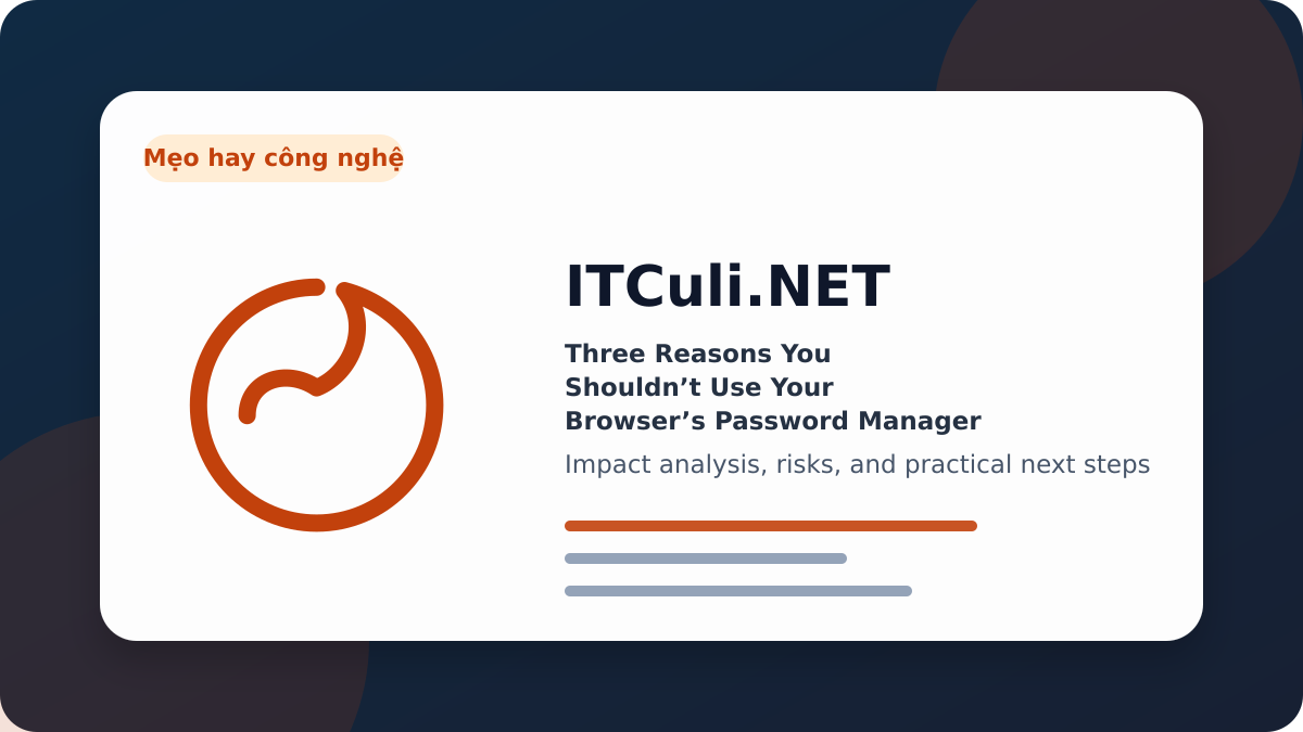 Three Reasons impact analysis