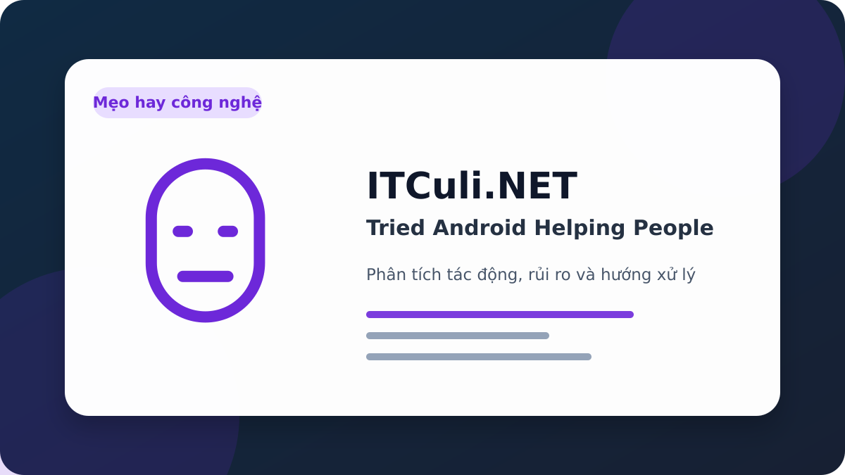 Tried Android Helping People phân tích tác động