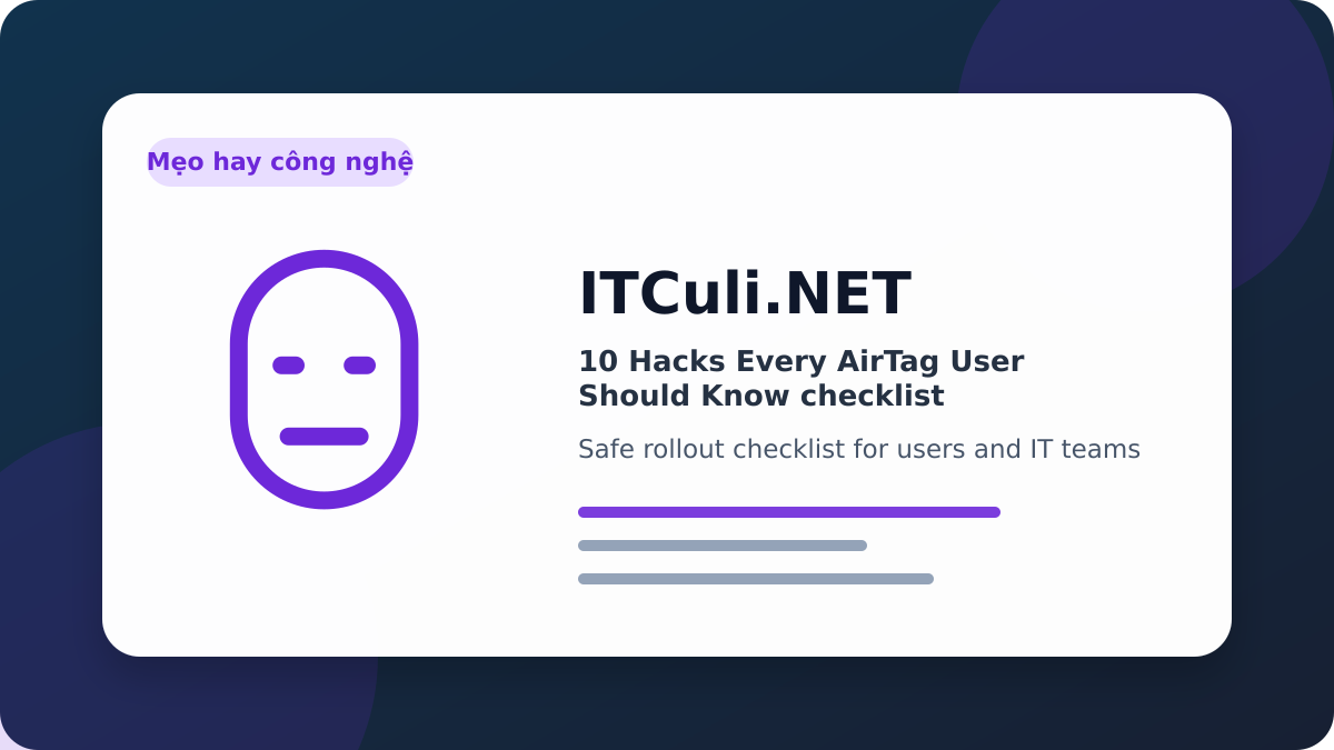 Hacks Every checklist