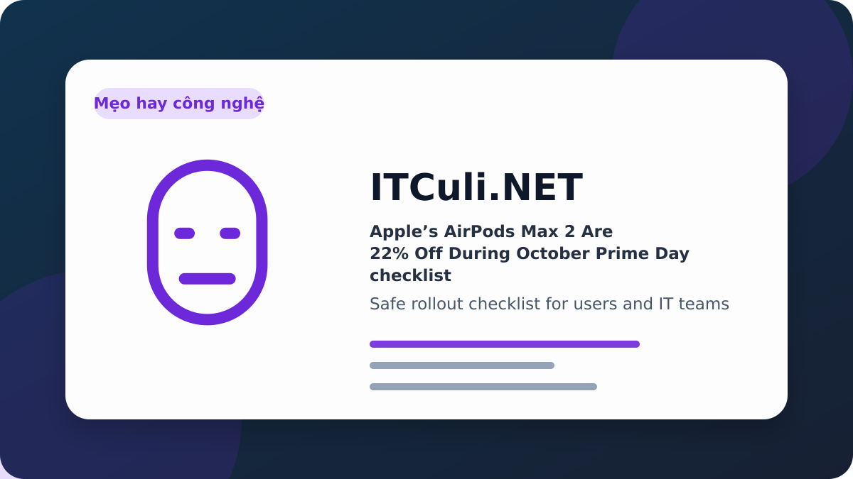 Apple’s AirPods checklist