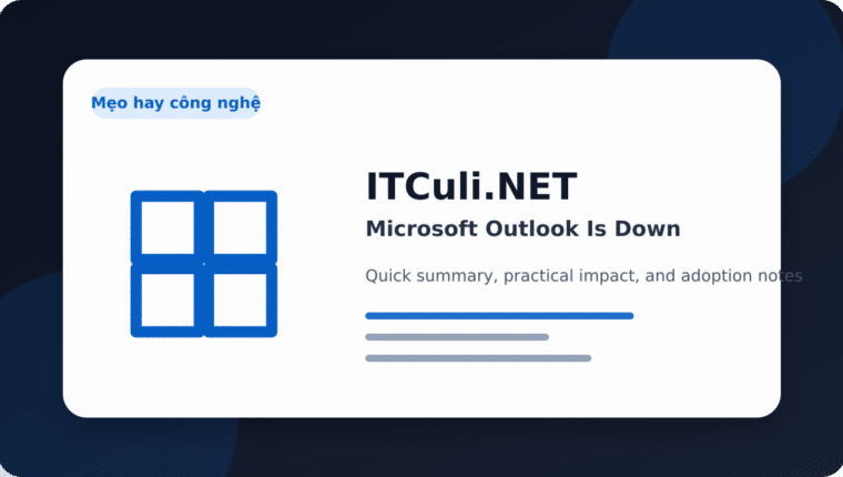 Microsoft Outlook Is Down