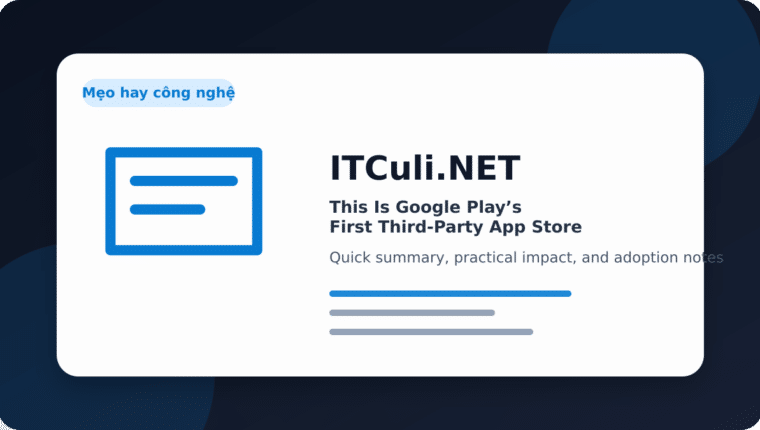 This Is Google Play’s First Third-Party App Store
