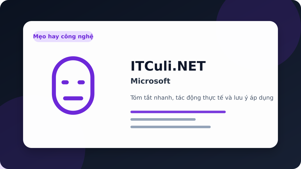 Microsoft - Microsoft: các bước kiểm tra trước khi triển khai