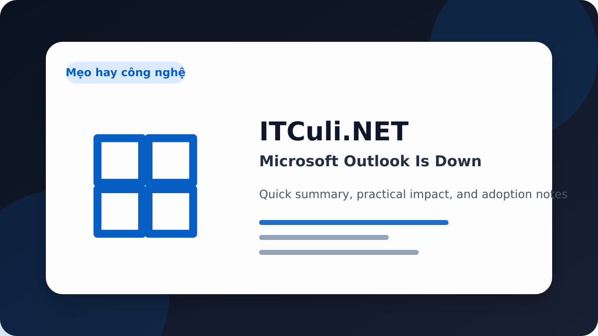 Microsoft Outlook overview
