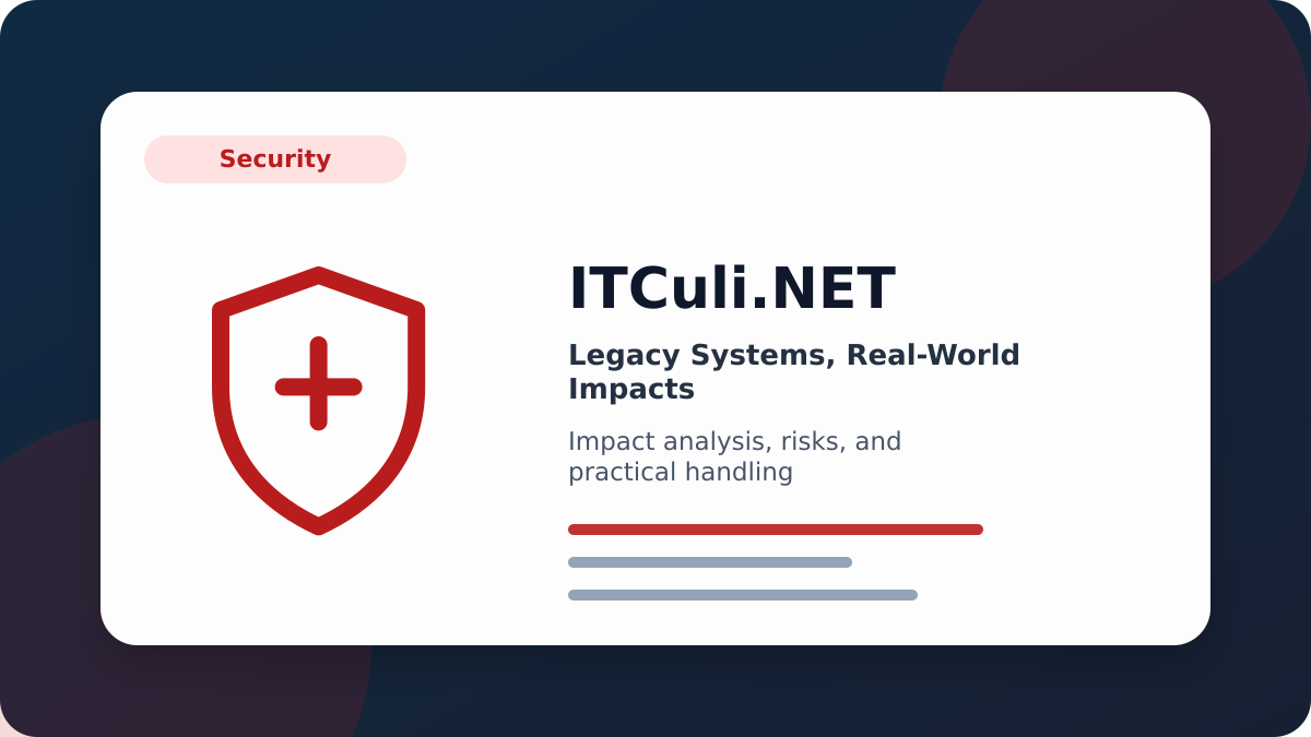 Legacy Systems, Real-World Impacts: The Reality impact analysis