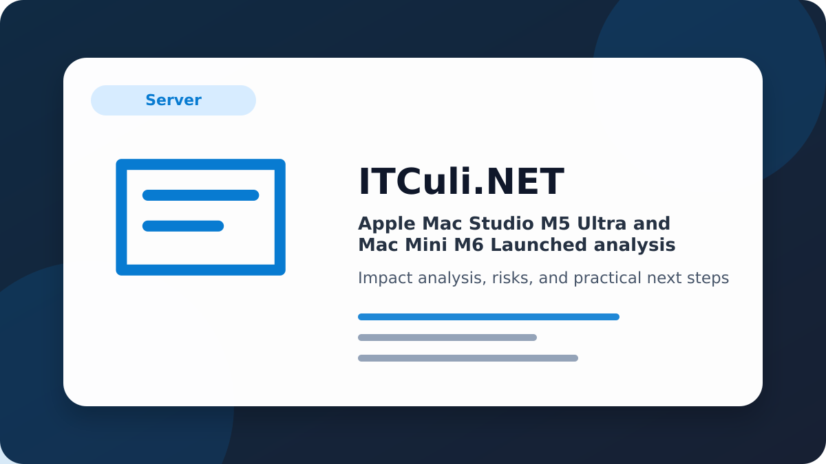 Apple Mac impact analysis