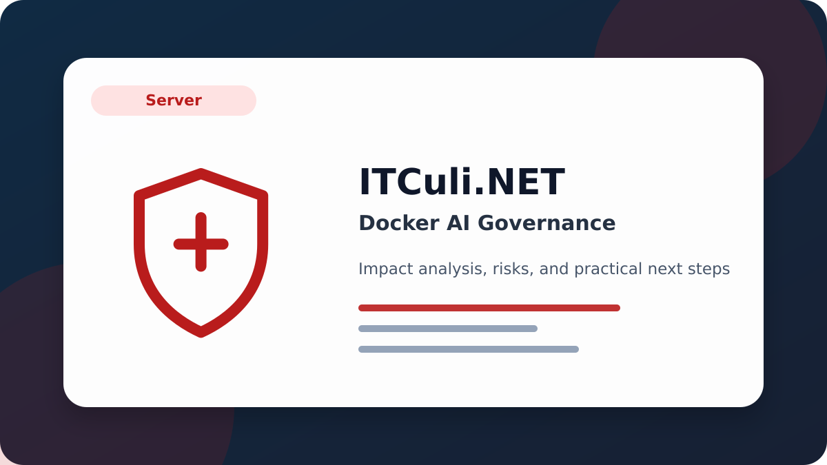 Docker Governance impact analysis