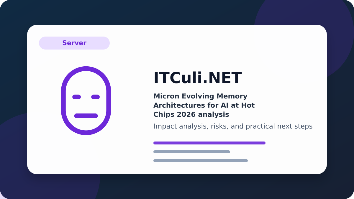 Micron Evolving impact analysis