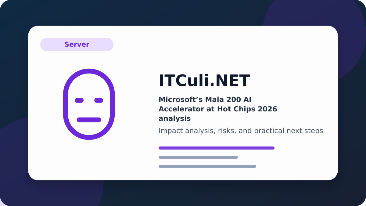 Microsoft’s Maia impact analysis