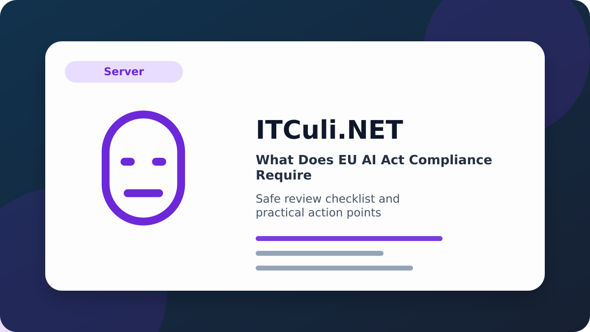 What Does EU AI Act Compliance checklist