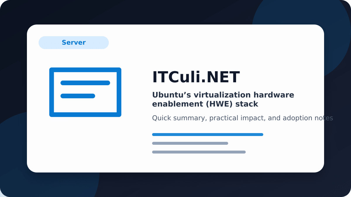 Ubuntu’s virtualization hardware enablement (HWE) stack: a new model for confidential comp