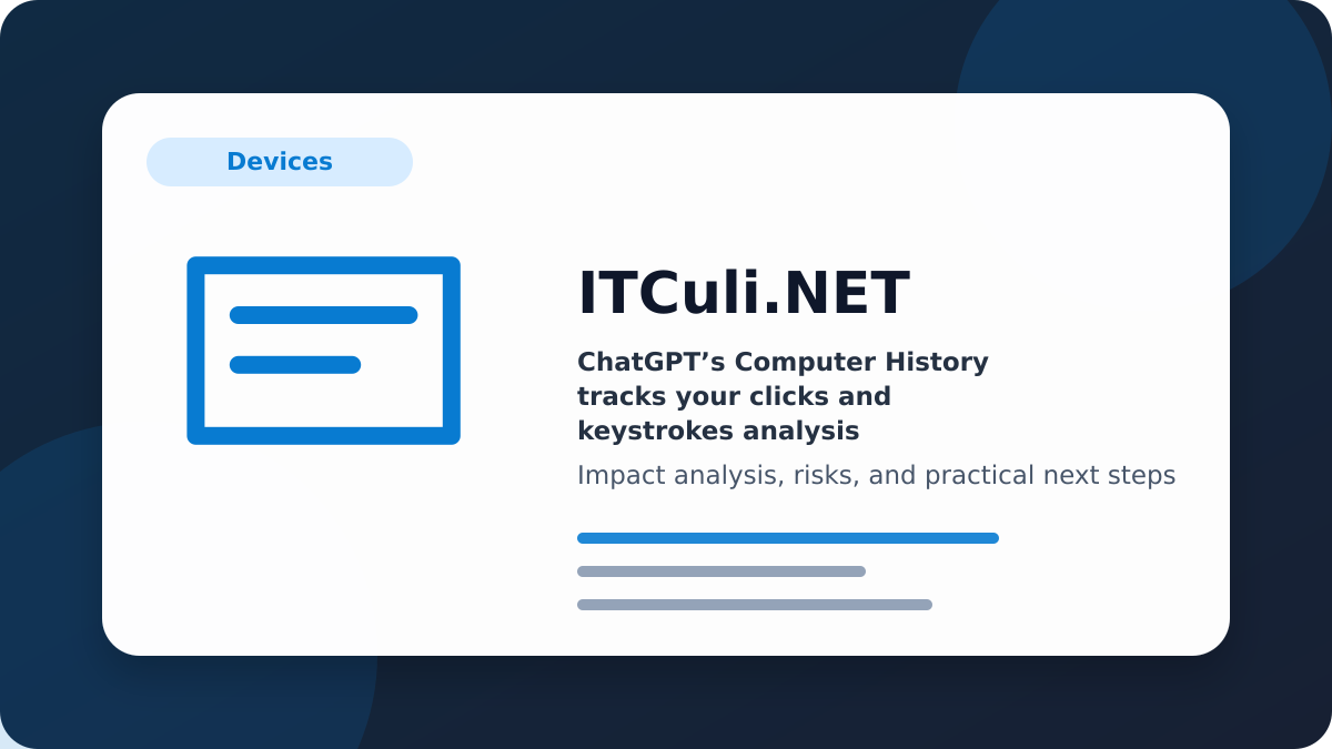 ChatGPT’s Computer impact analysis