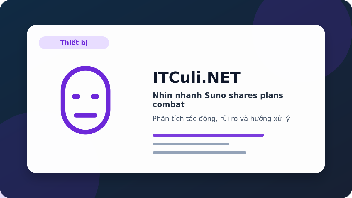 Suno shares plans combat phân tích tác động