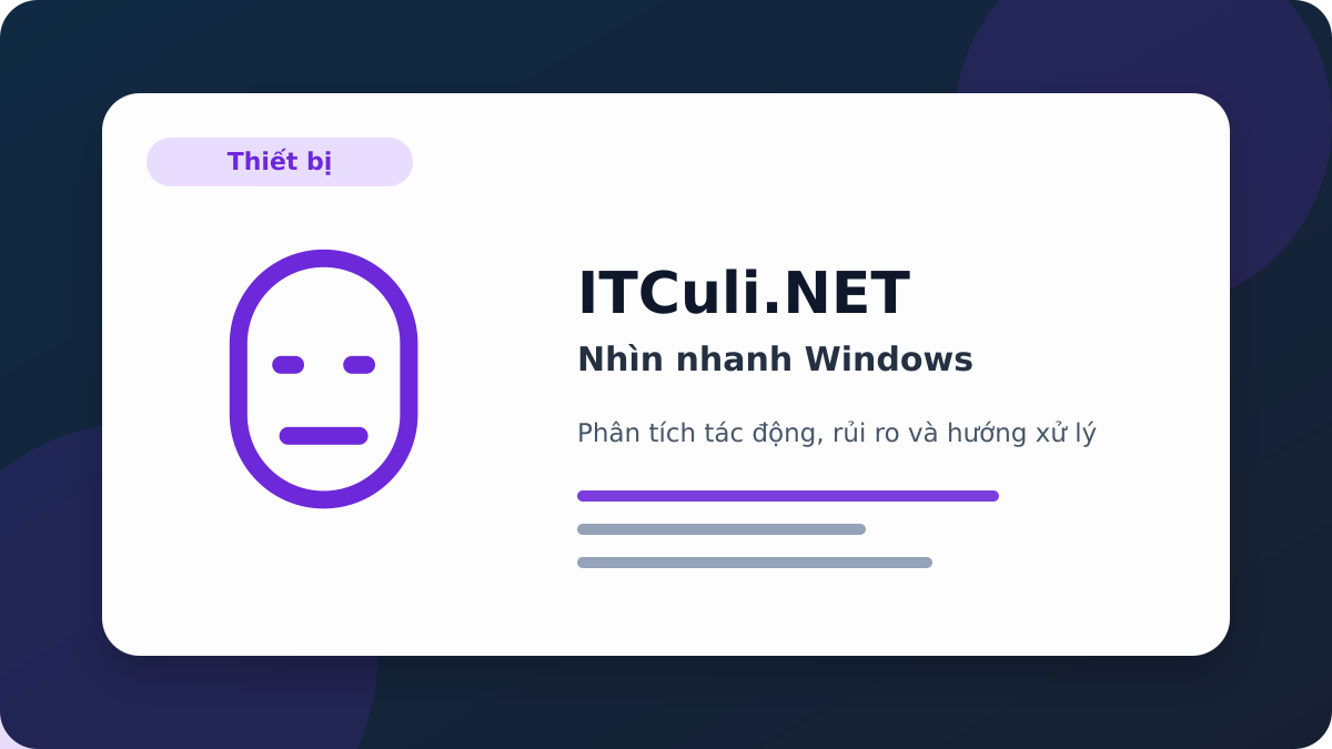 Windows phân tích tác động