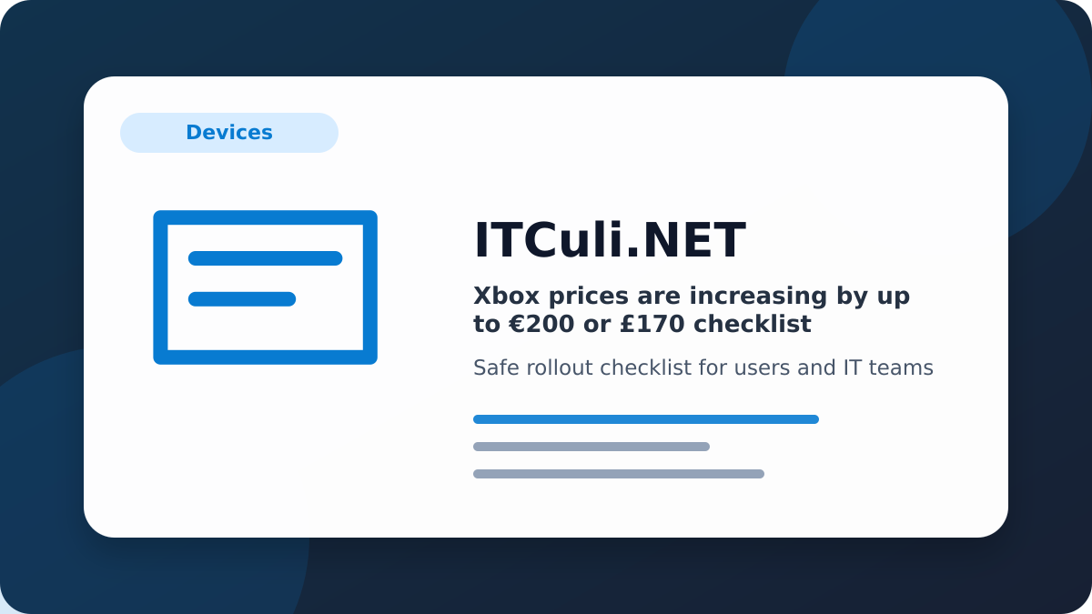 Xbox prices checklist